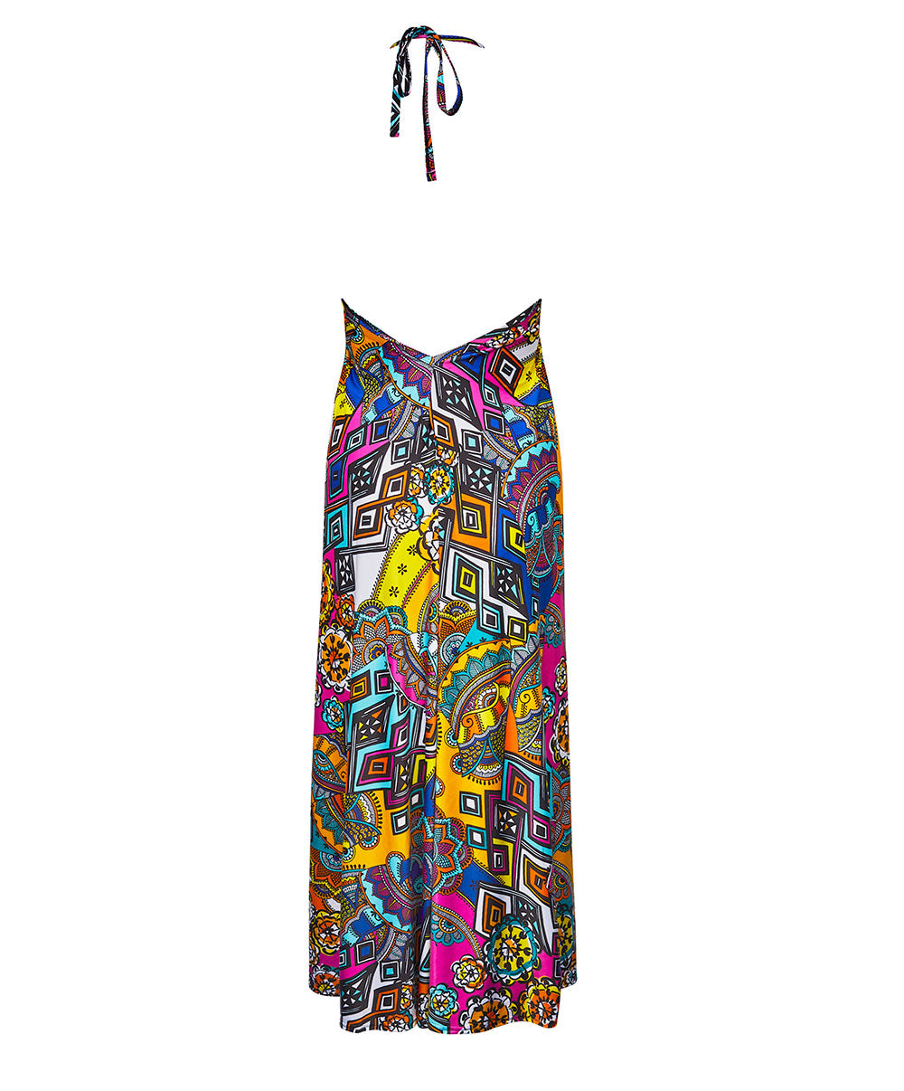 Robe de plage longue La Nomade multicolore Antigel Bain ESB1157-EN