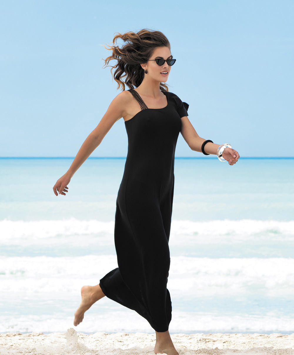 Robe longue de plage La Double Mix noir Antigel Bain ESA1150-NO fashion