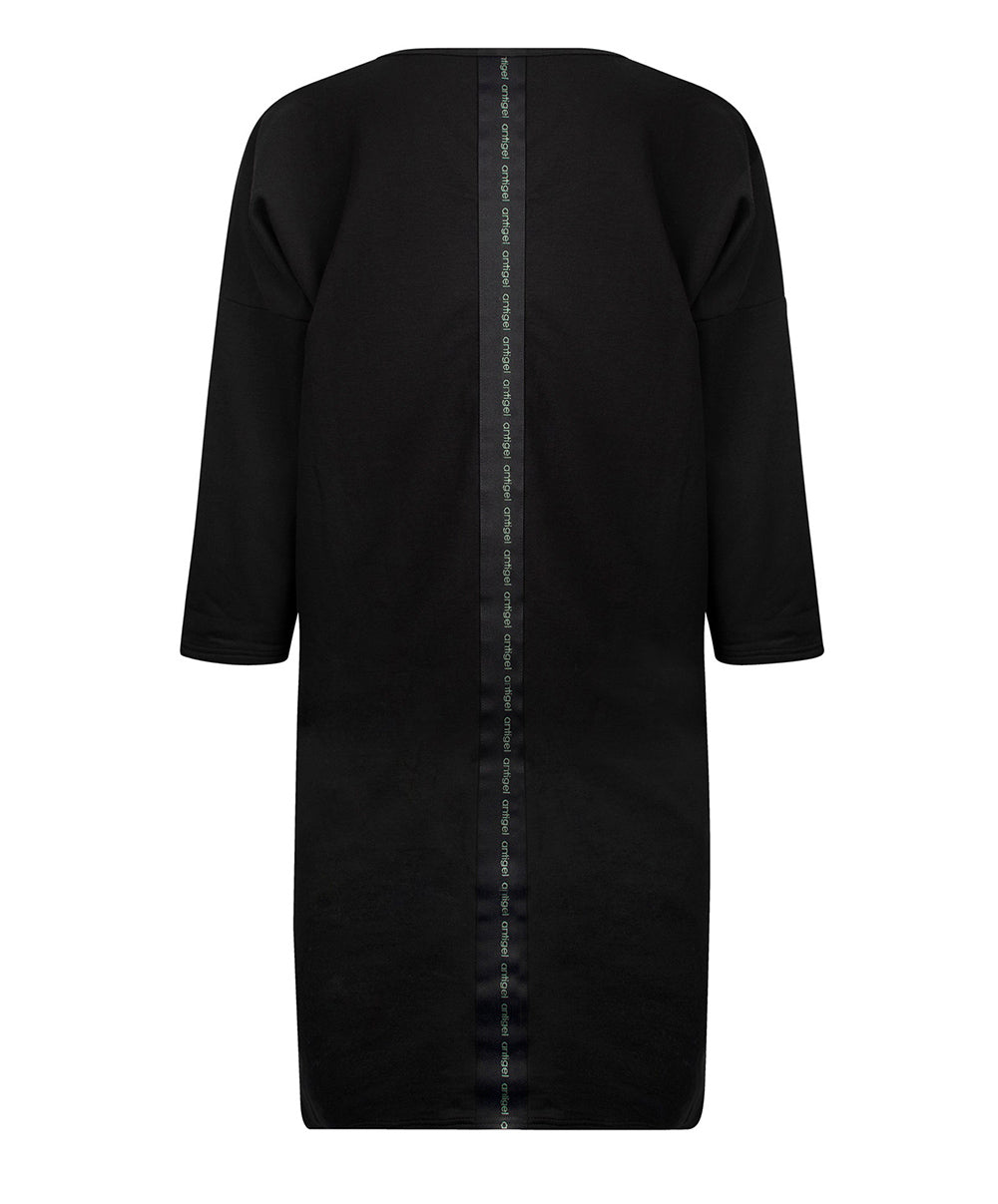 Robe nuisette en modal Antigel de Lise Charmel Tressage Graphic noir FLC7137-TN