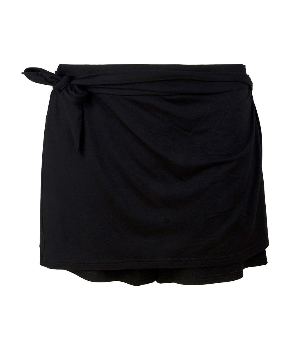 Short jupe de plage La Chiquissima noir Antigel Bain ESB0614-NO 5
