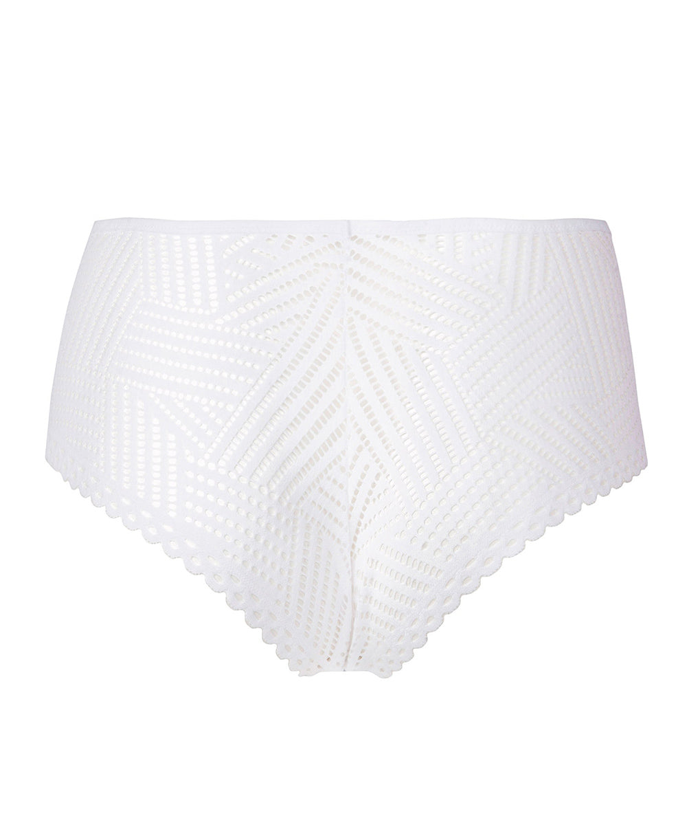 Shorty Antigel de Lise Charmel Tressage Graphic blanc ECC0437-TB