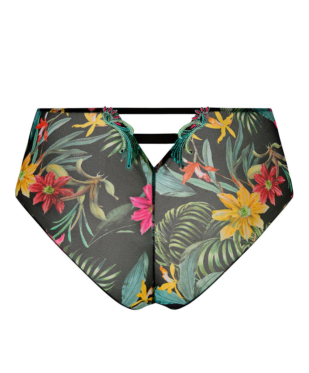 Shorty Lise Charmel Fleurs Étoiles éclat étoile (noir et multicolore) ACH0496-EE
