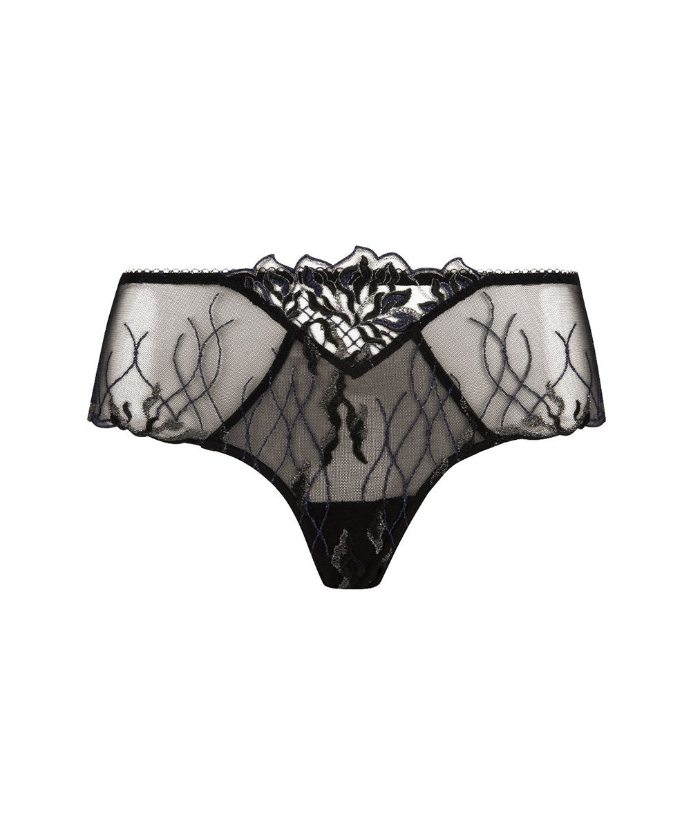 Shorty Lise Charmel Les Nuits Chics nuit argent ACH0435-NA