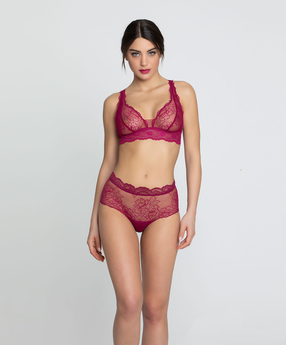 Shorty Lise Charmel Sublime en Dentelle fuchsia ACH0413-FS -10