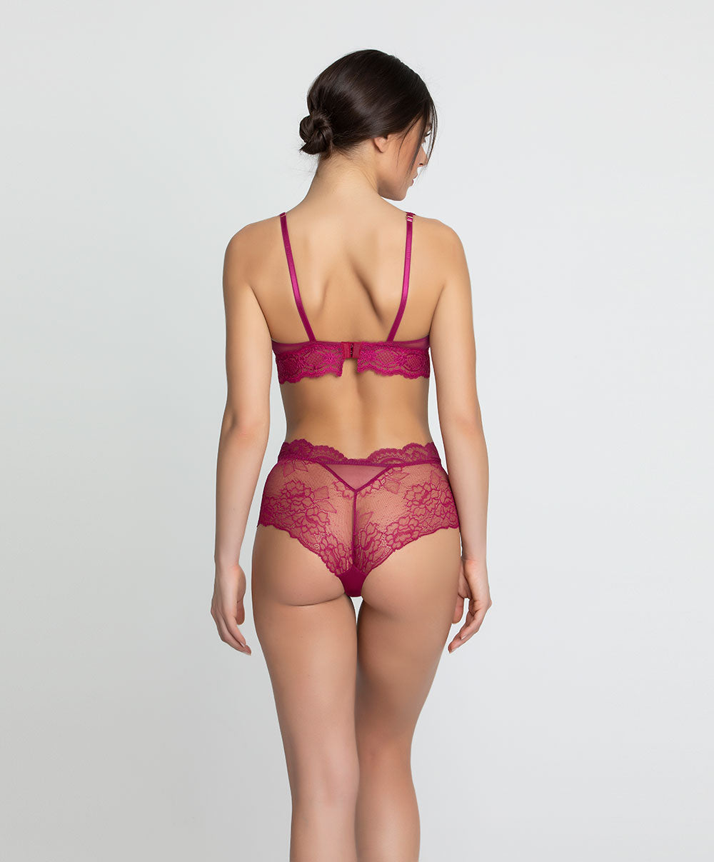 Shorty Lise Charmel Sublime en Dentelle fuchsia ACH0413-FS -10