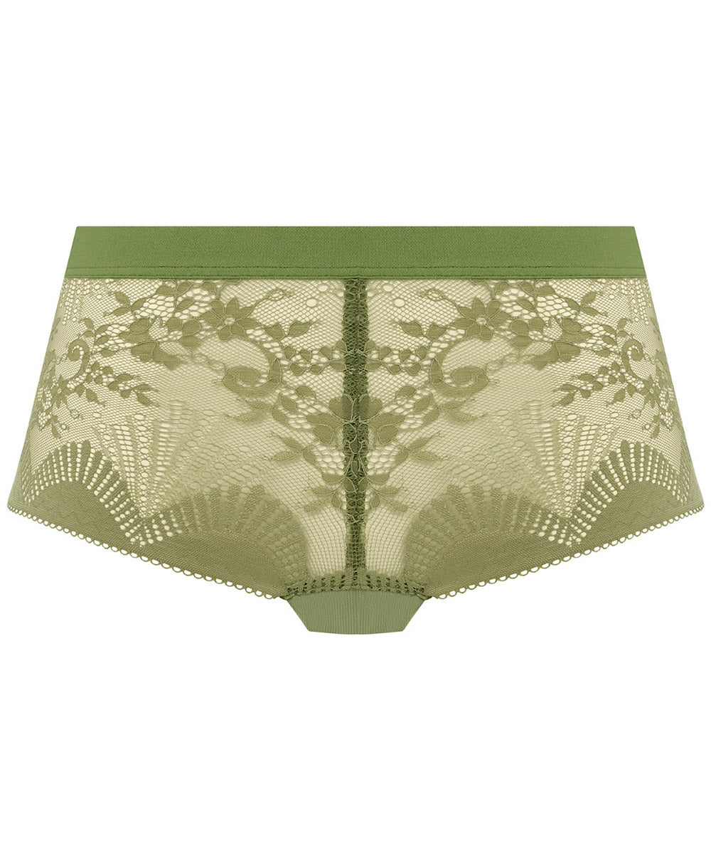 Shorty Wacoal Sensu Lace vert soie WE601266-GEN