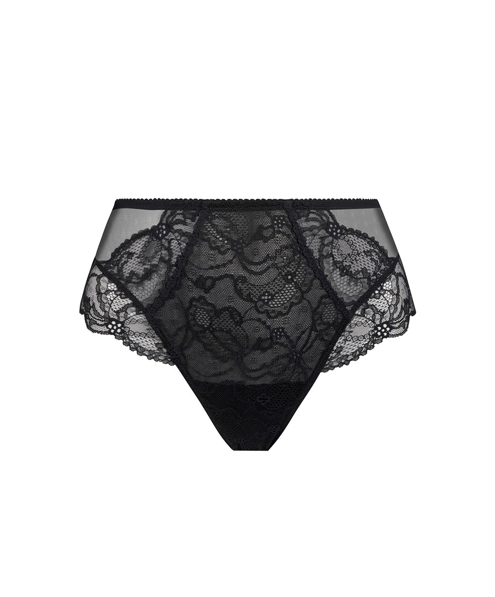 Shorty grande taille Lise Charmel Féérie Couture noir BCH0474-NO