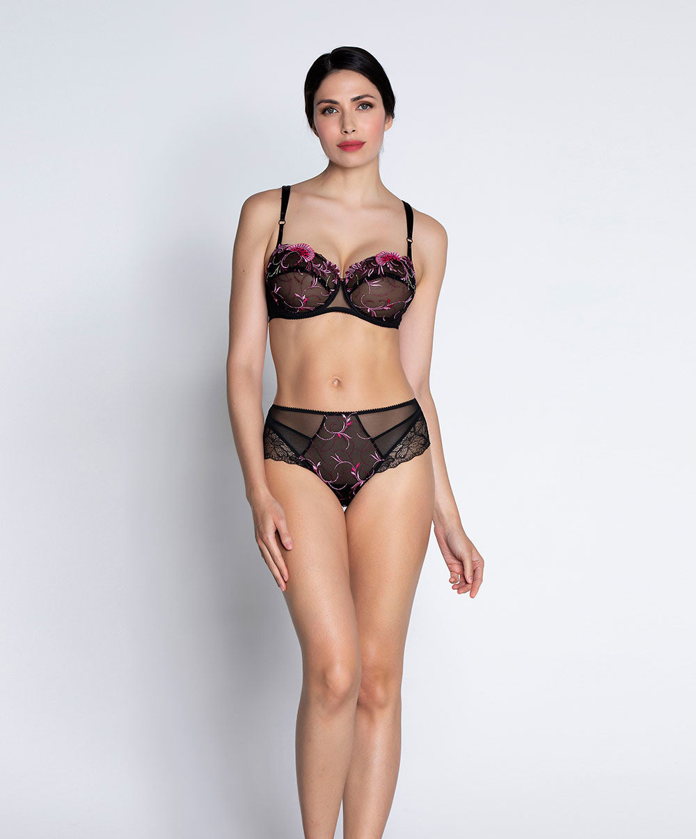 Shorty Lise Charmel Floraison Passion safran rose BCH0486-SR