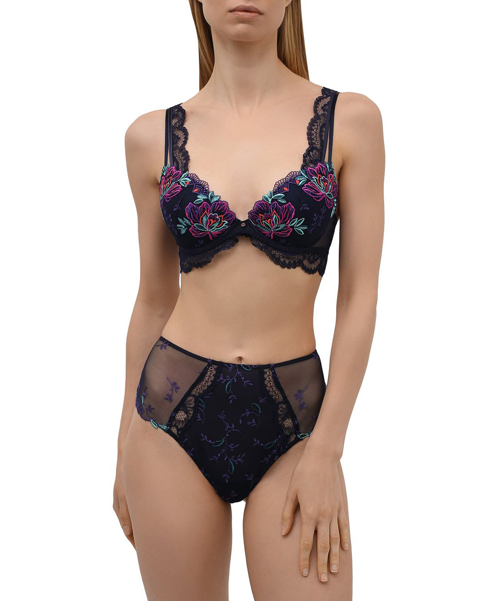 Shorty grande taille Lise Charmel Magie saphir Eclosion bleu BCH0411-ES