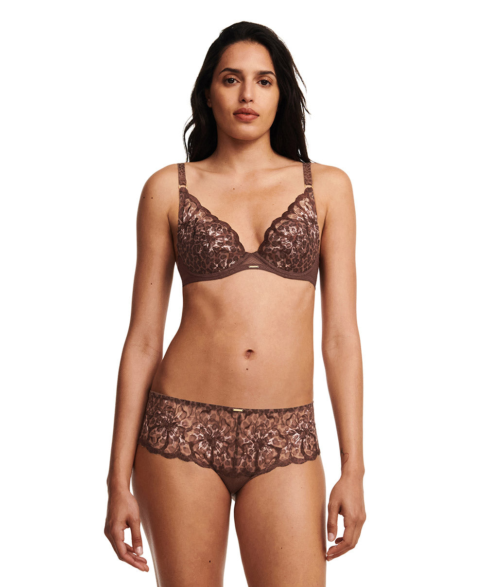 Shorty sexy Chantelle Fleurs imprimé léo C12M40-0WF