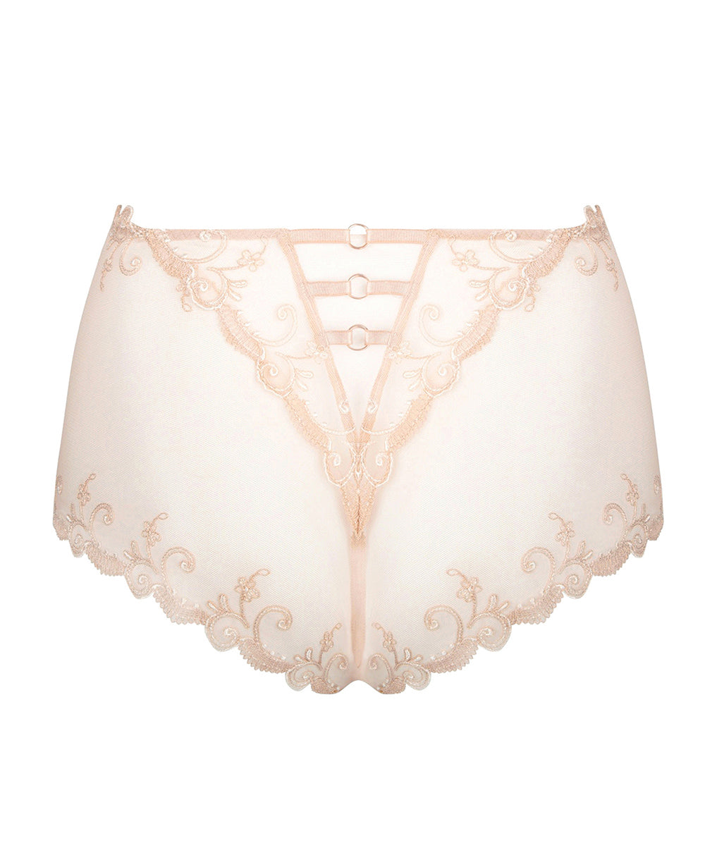 Shorty sexy Lise Charmel Déesse en Glam nude ACH1415-DN