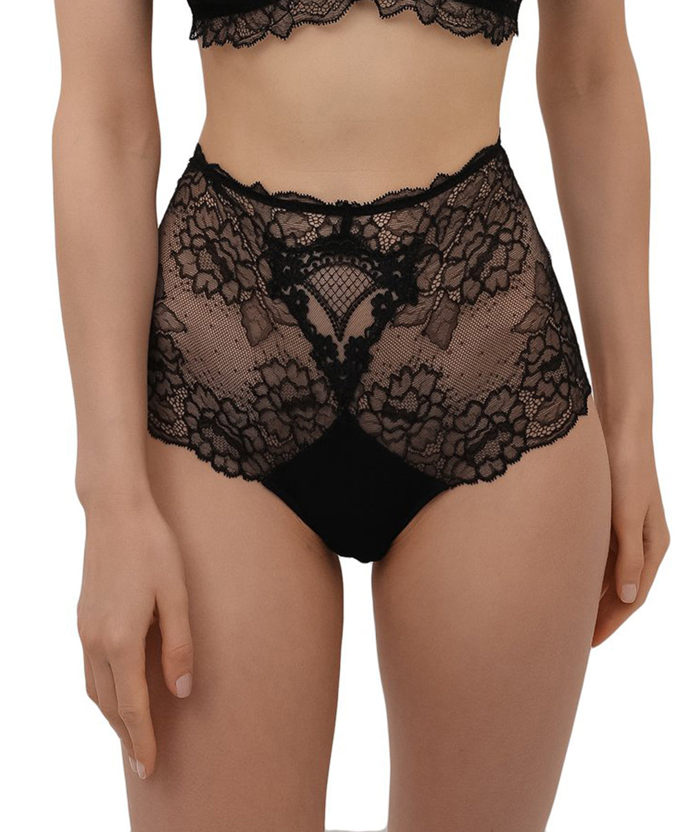 Shorty sexy Lise Charmel Sublime en Dentelle noir ACH1413-NO