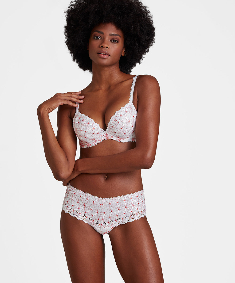 Shorty taille basse "St-Tropez" Bahia & Moi tangerine Aubade PY70-2-TANR