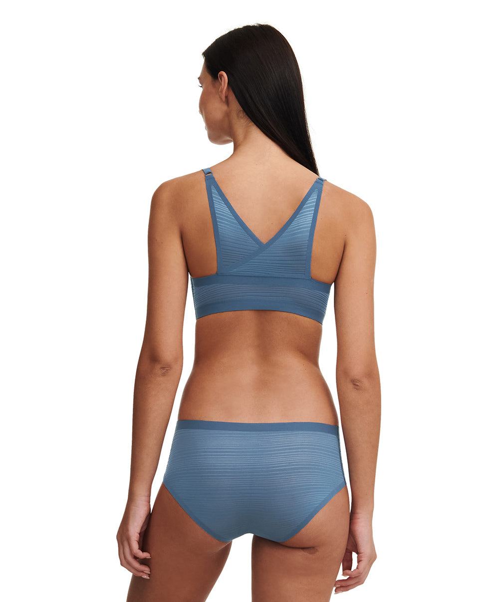 Shorty bleu denim Chantelle Soft Stretch Stripes bleu jeans C20D40-00C