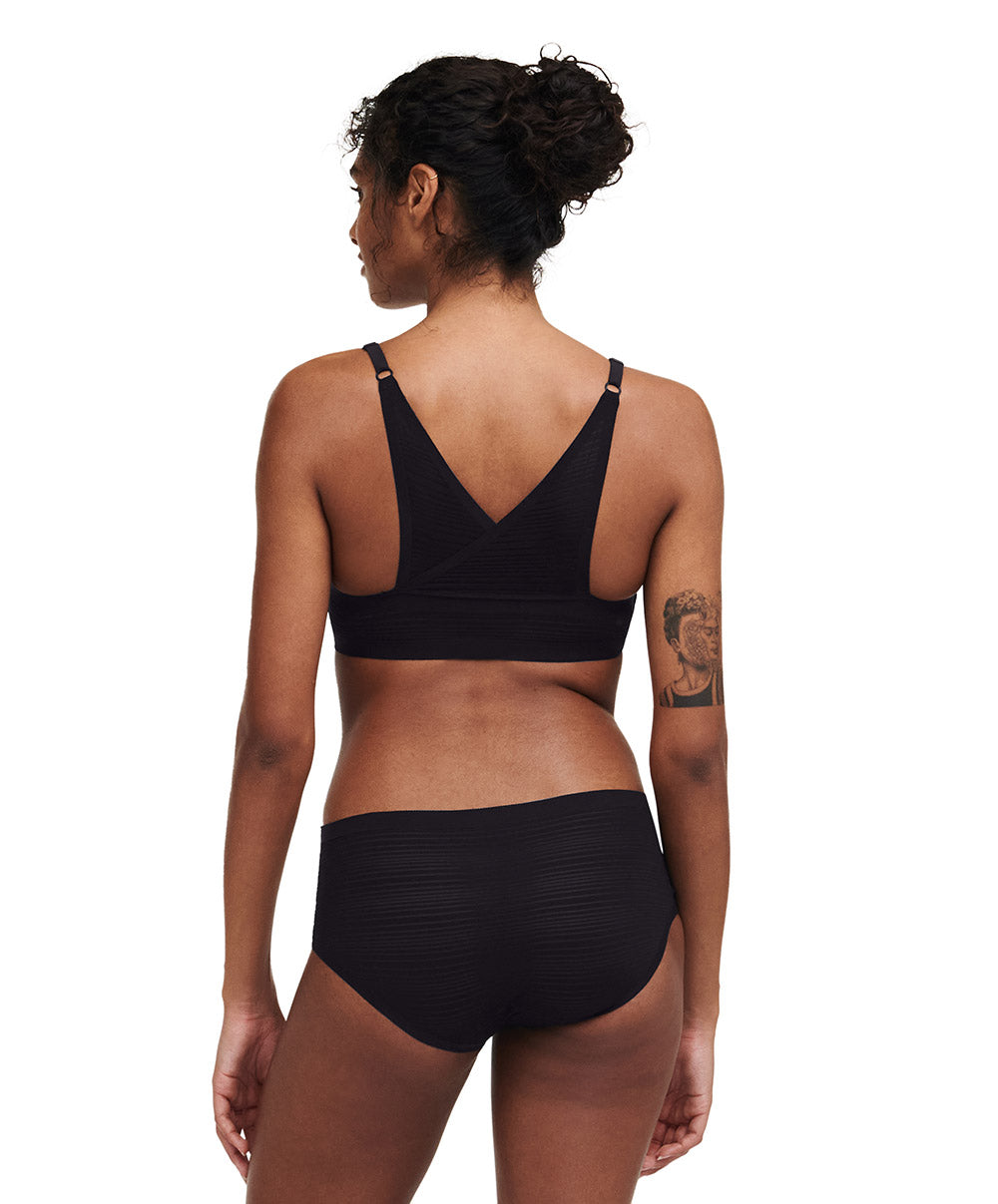 Shorty Chantelle Soft Stretch Stripes noir C20D40-011