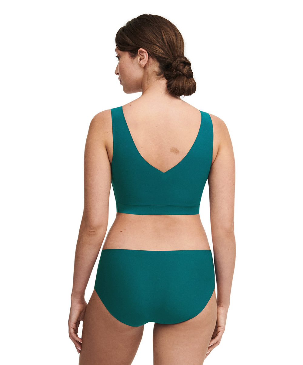 Shorty taille basse Chantelle Soft Stretch vert orient C26440-0BK