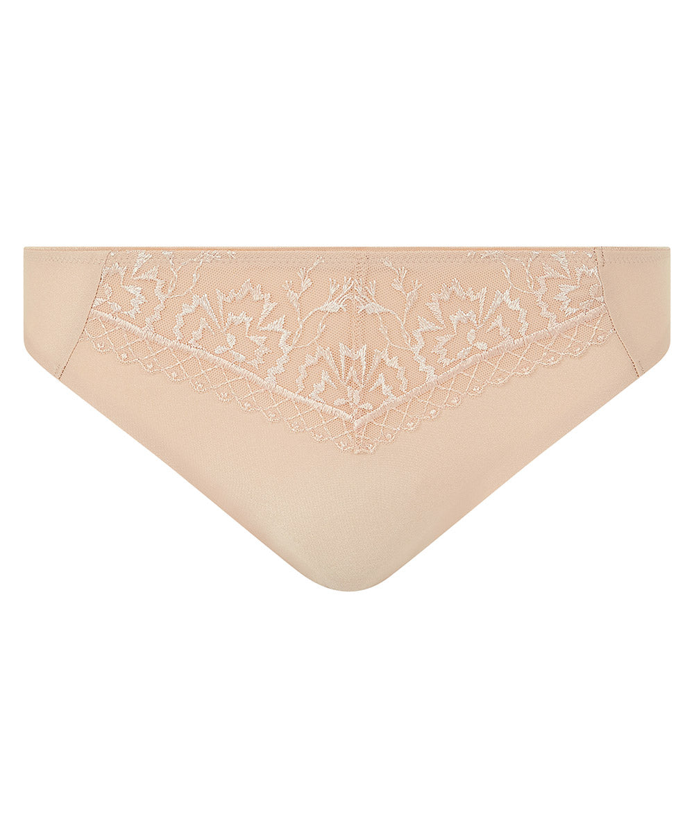 Slip Chantelle Every curve beige doré C16B30-01N