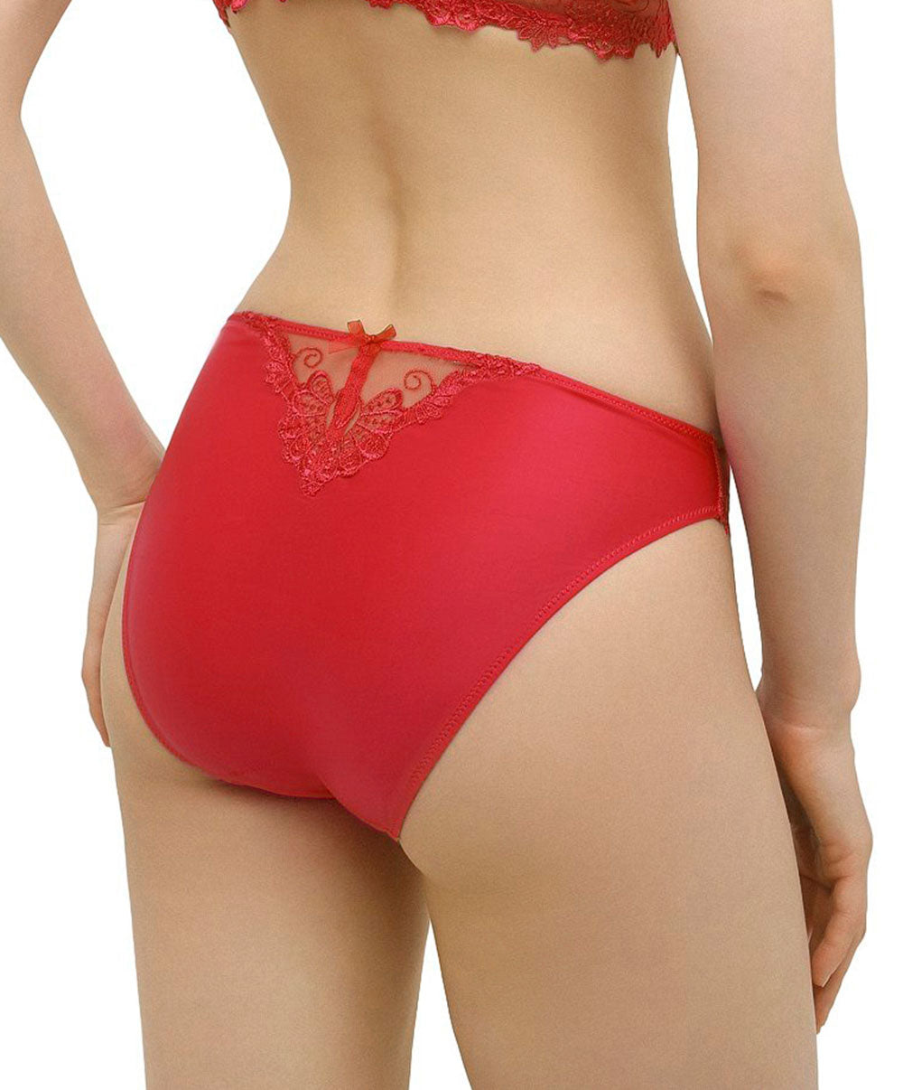 Slip "Fantaisie" Lise Charmel Dressing Floral rouge ACC0288-DS