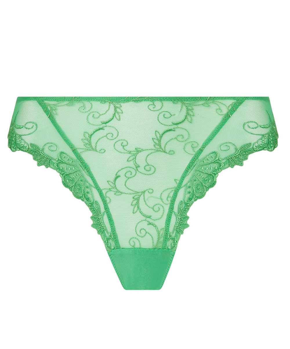 Slip "Fantaisie" Lise Charmel Dressing Floral émeraude ACC0288-DE