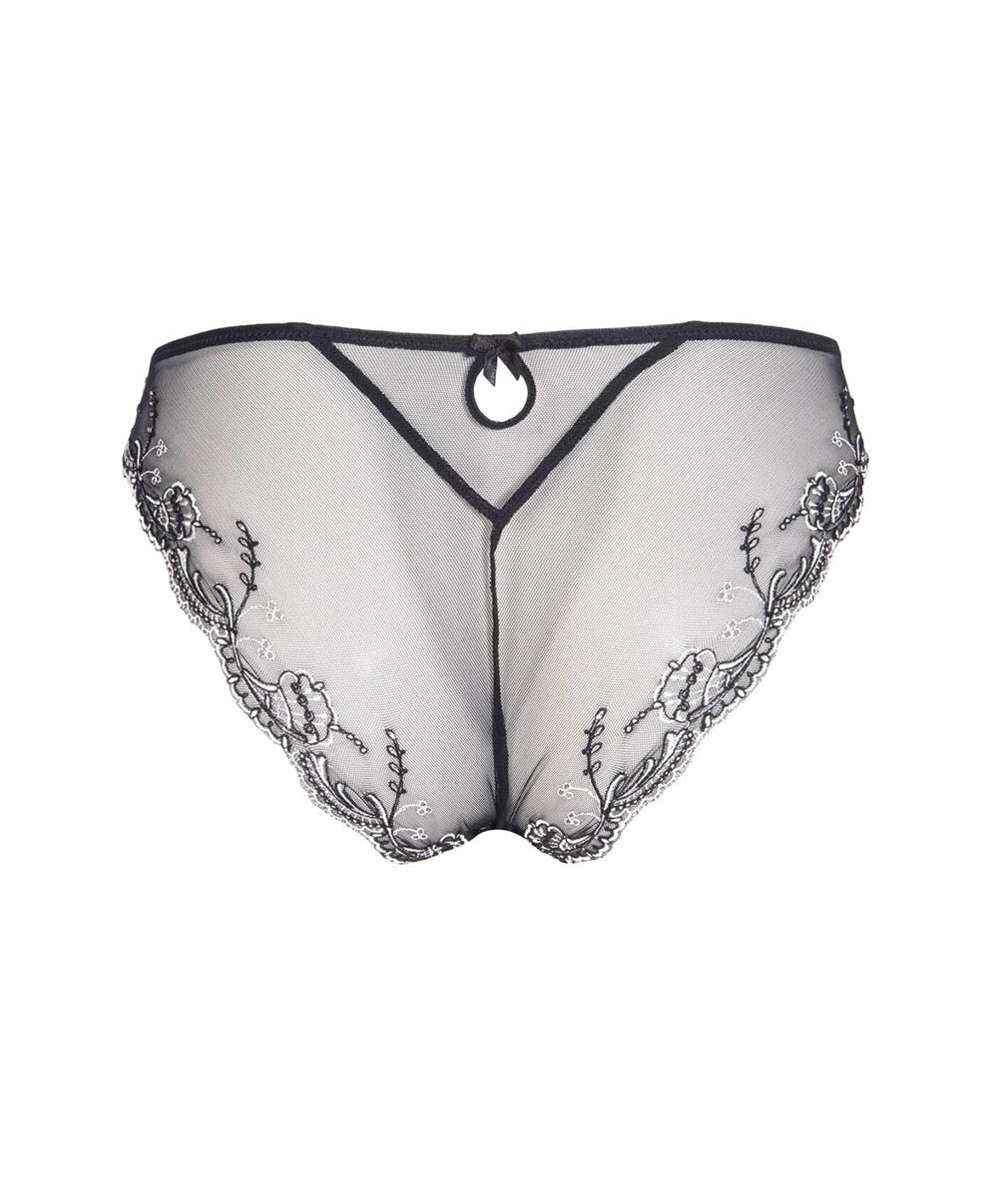 Slip séduction Lise Charmel Splendeur soie noir ACC0780-SN