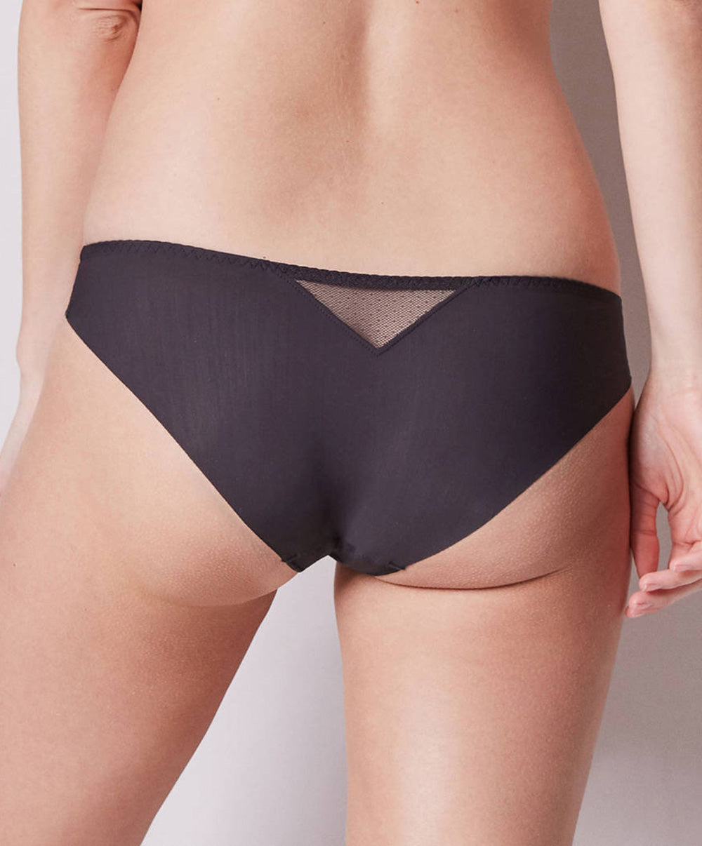 Slip Simone Pérèle Promesse anthracite 12H720-829