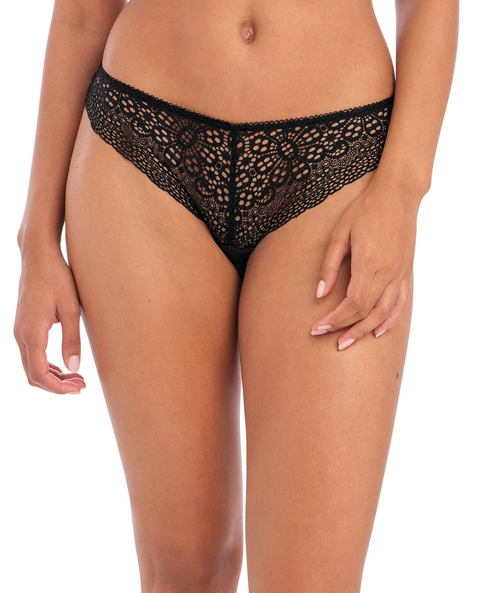 Slip brésilien Freya Erin Noir AA3238-BLK