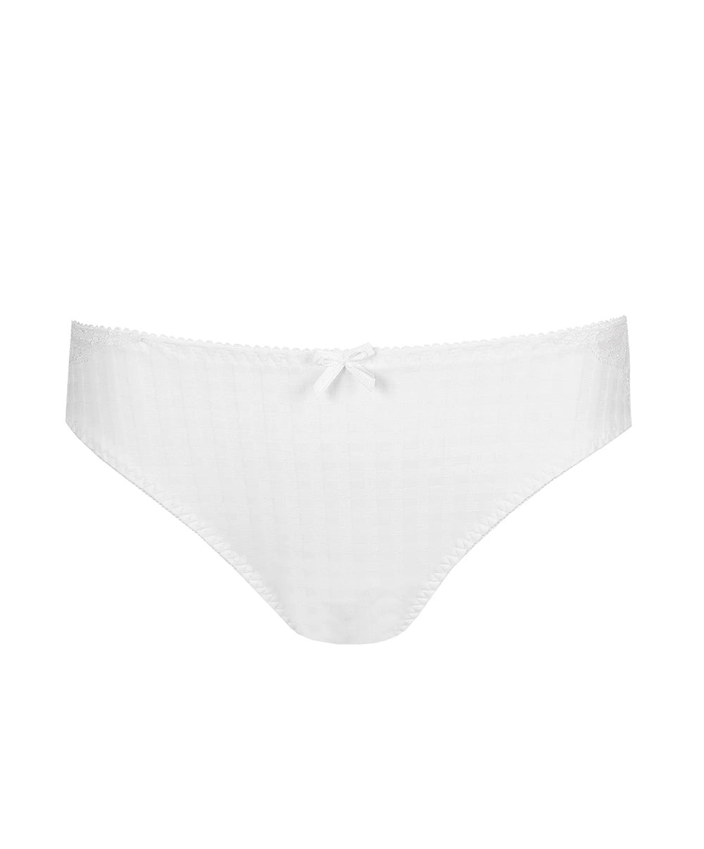 Slip brésilien dentelle PrimaDonna Madison blanc 0562125-WIT