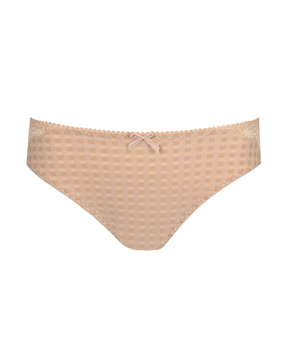 Slip brésilien dentelle PrimaDonna Madison café latte 0562125-CAL