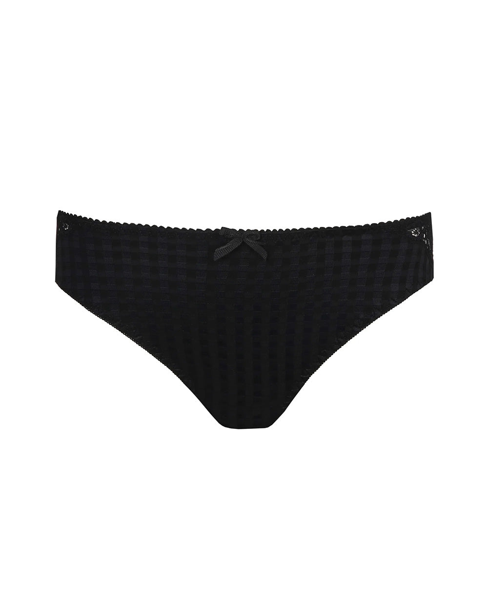 Slip brésilien dentelle PrimaDonna Madison noir 0562125-ZWA