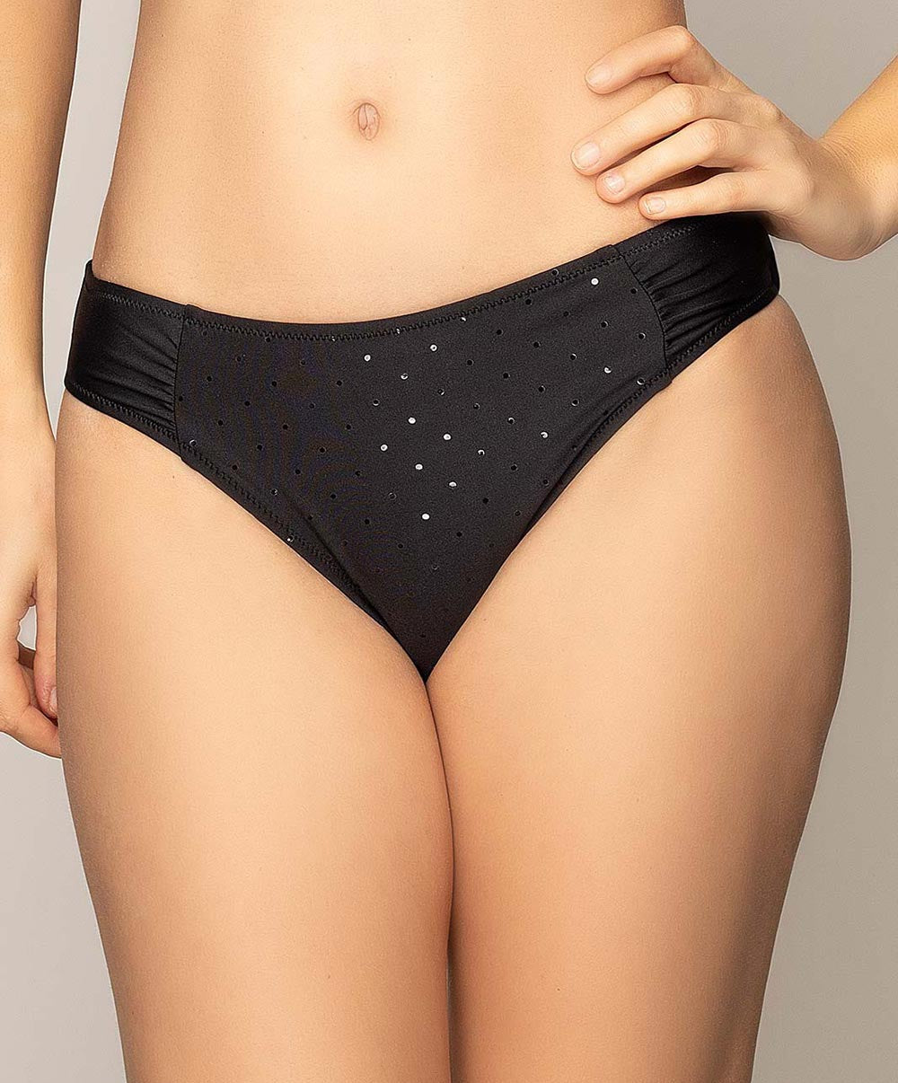 Slip de bain charme La Costa Antigel noir Antigel Bain FBA0390-NO