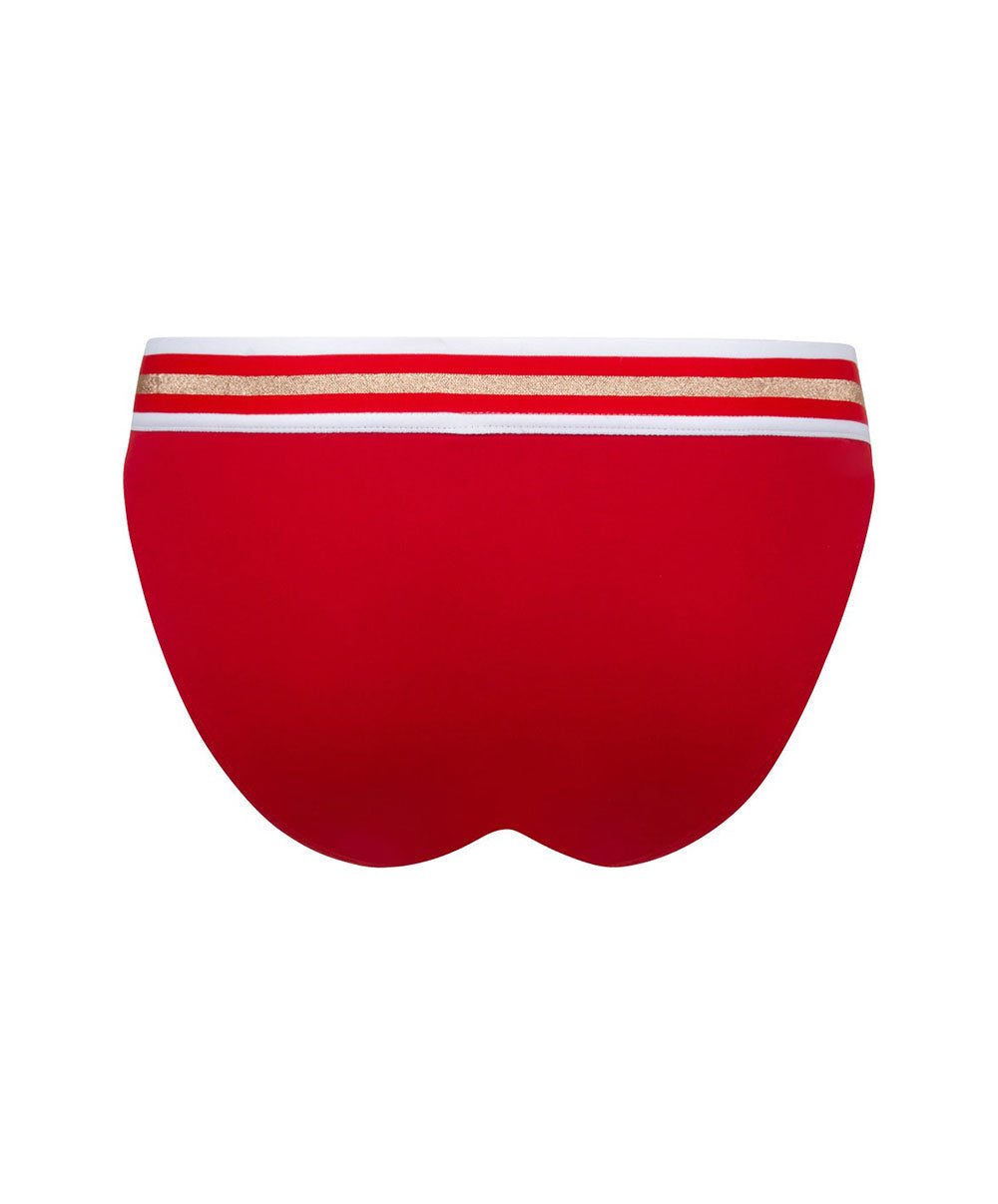 Slip de bain Lise Charmel bain Énergie Nautique rouge flamme ABA0335-FN 10