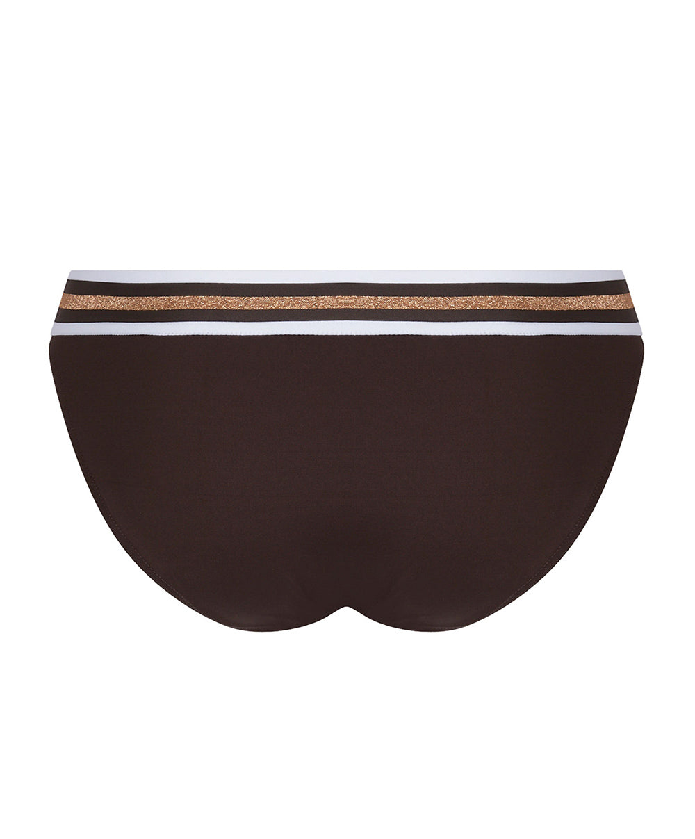 Slip de bain Lise Charmel bain Énergie Nautique taupe ABA0335-TN