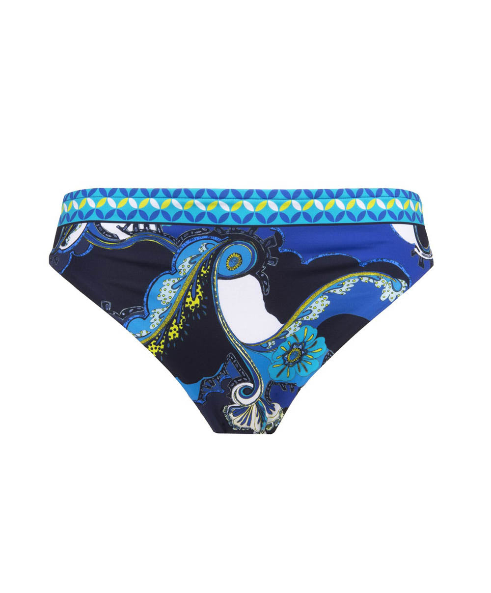 Bas de maillot de bain culotte Lise Charmel bain Soleil floral Bleu ABB0346-BF