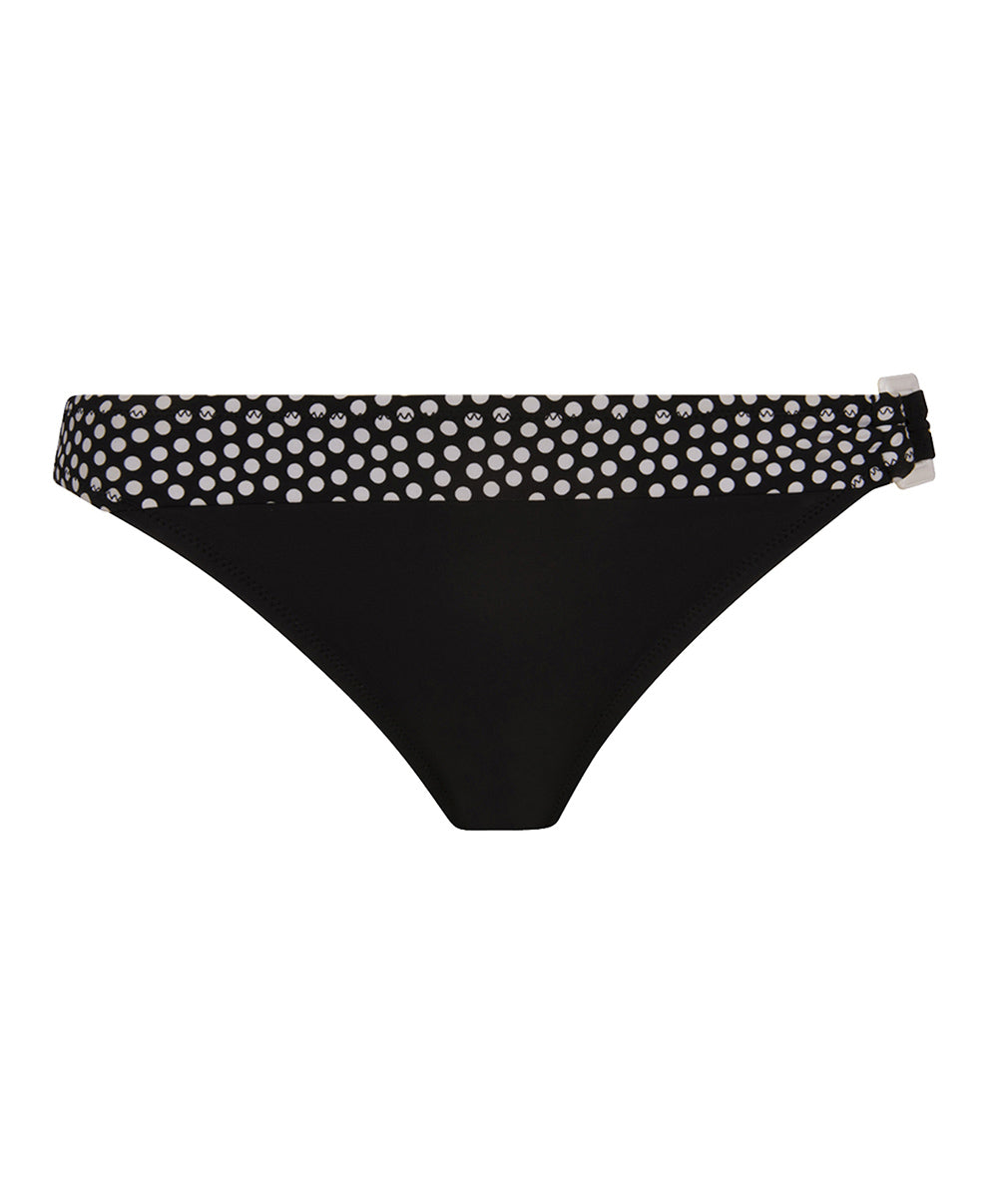 Slip de bain "Séduction" La Muse Dolce Vita pois noir Antigel Bain EBB0786-PN