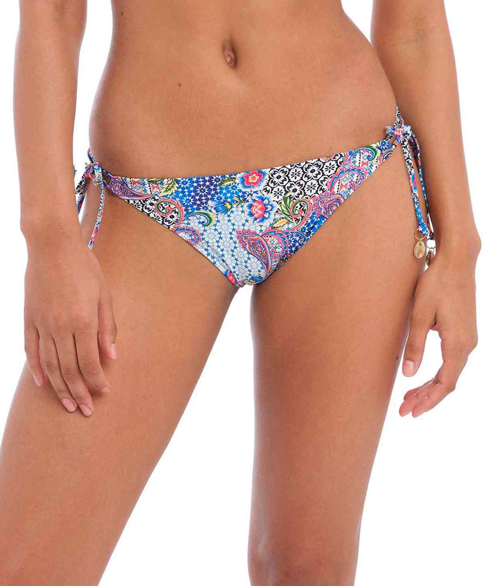 Slip de bain à laçets Boho Breeze multicolore Freya swim AS202375-MUI