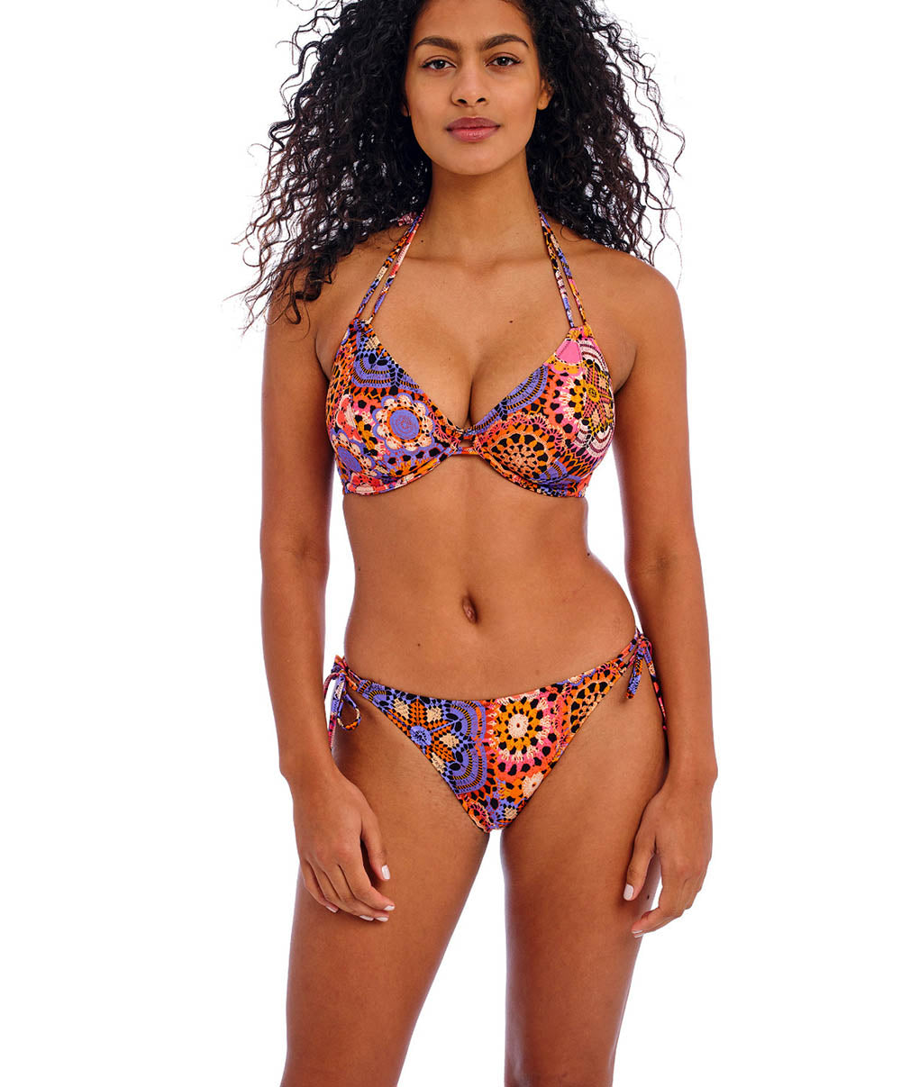 Bas de maillot de bain à nouettes Santiago nights Mui Freya swim AS205675-MUI