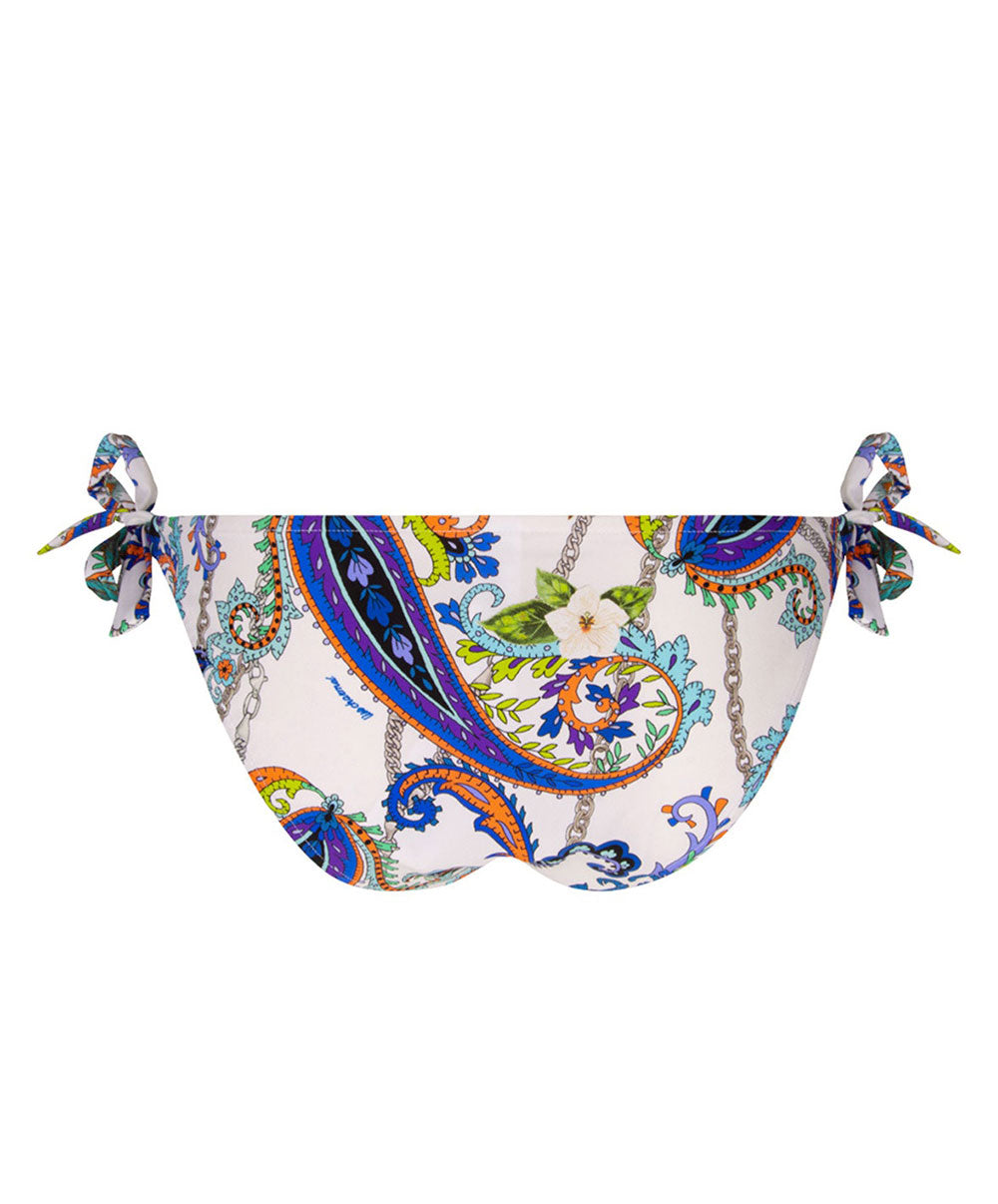 Slip de bain bikini à nouettes Lise Charmel bain Odyssée Cashmer bleu ABB0163-BC