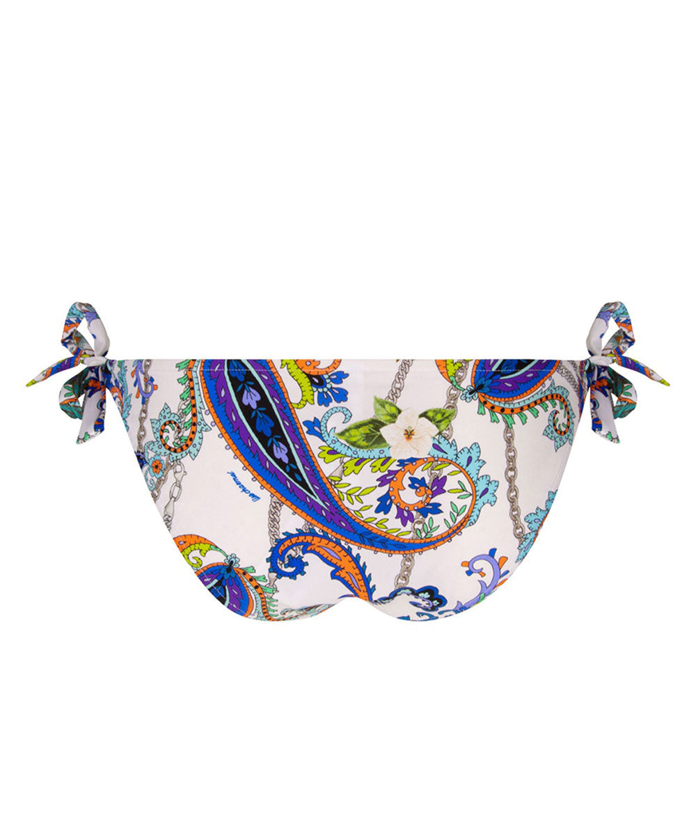 Slip de bain bikini à nouettes Lise Charmel bain Odyssée Cashmer bleu ABB0163-BC