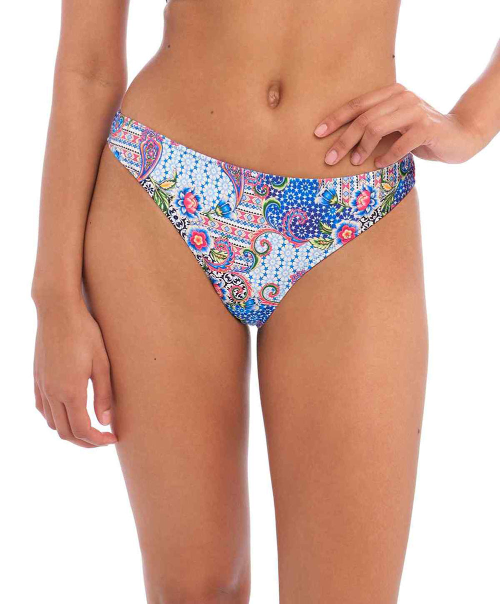 Slip de bain brésilien bikini forme tanga Boho Breeze multicolore Freya swim AS202379-MUI