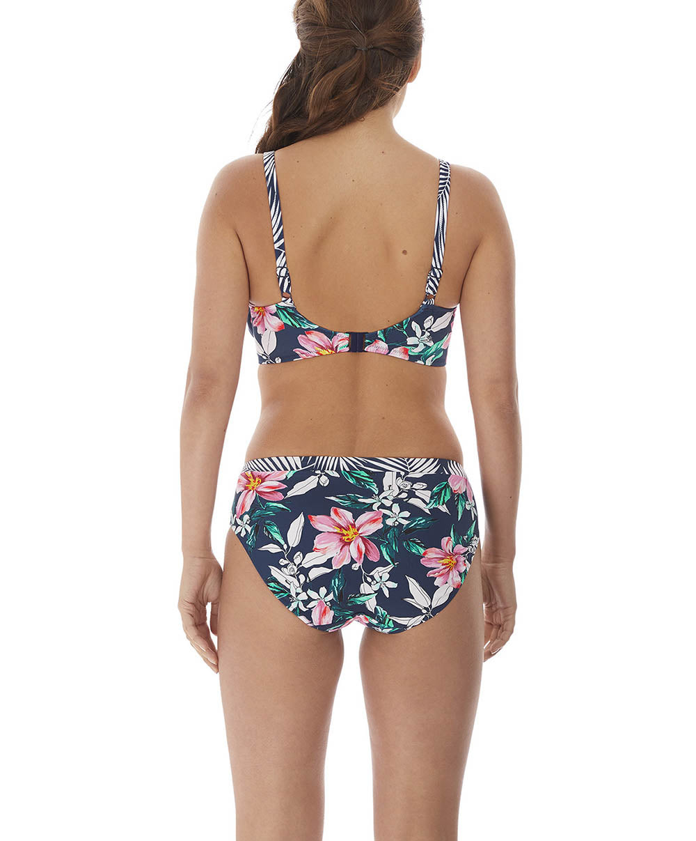 Bas de maillot de bain slip mi couvrant Fantasie swim Port maria Ink FS6895-INK