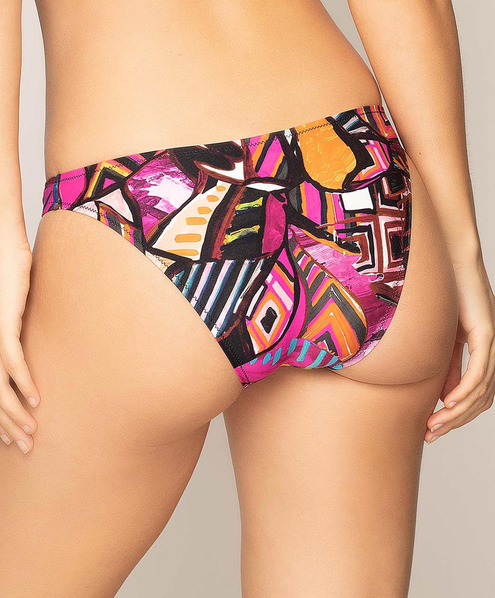 Slip de bain échancré L'Art Première fuchsia Antigel Bain EBA0742-FP