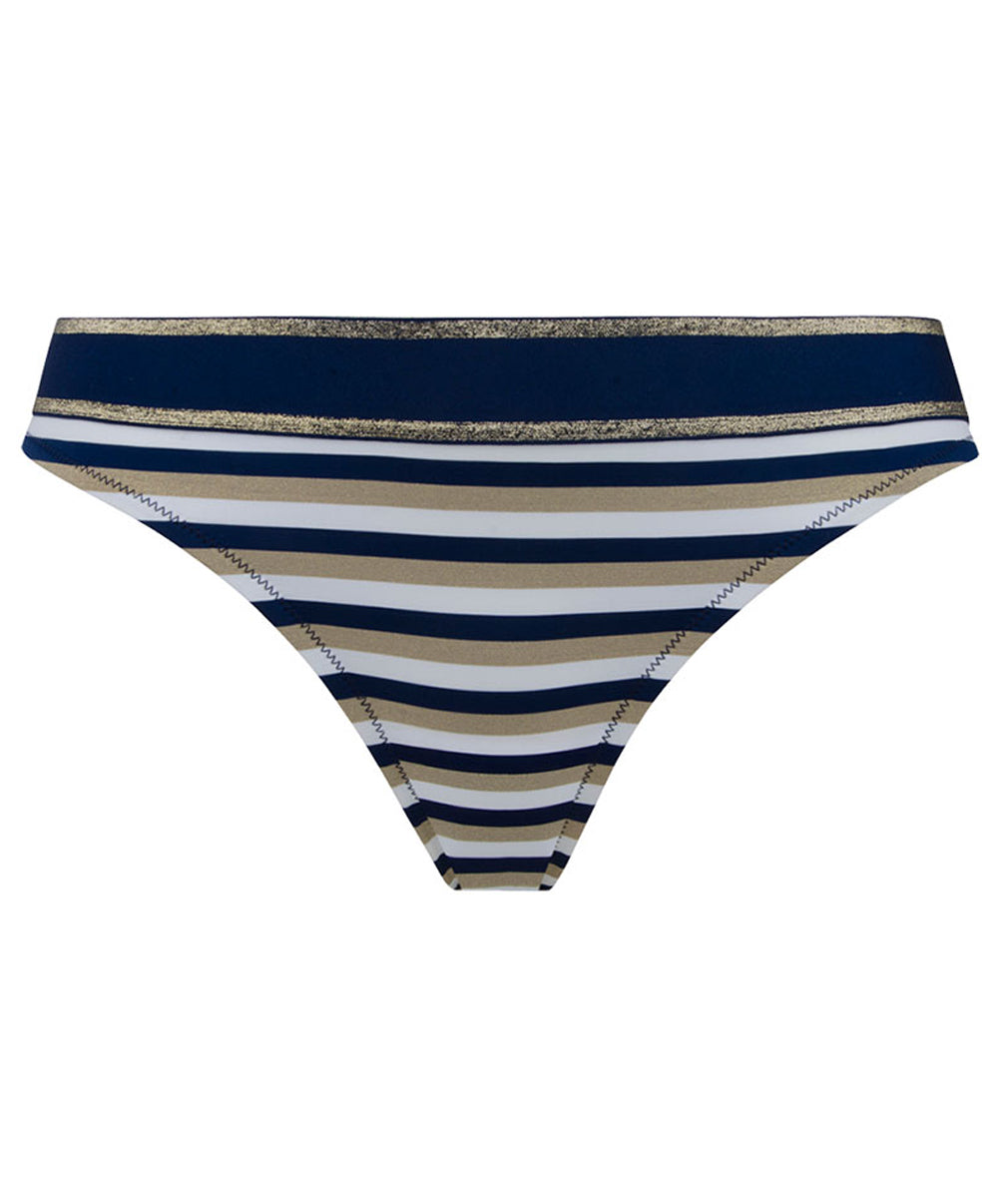 Slip de bain séduction La Belle à Bord or navy Antigel Bain EBB0775-ON