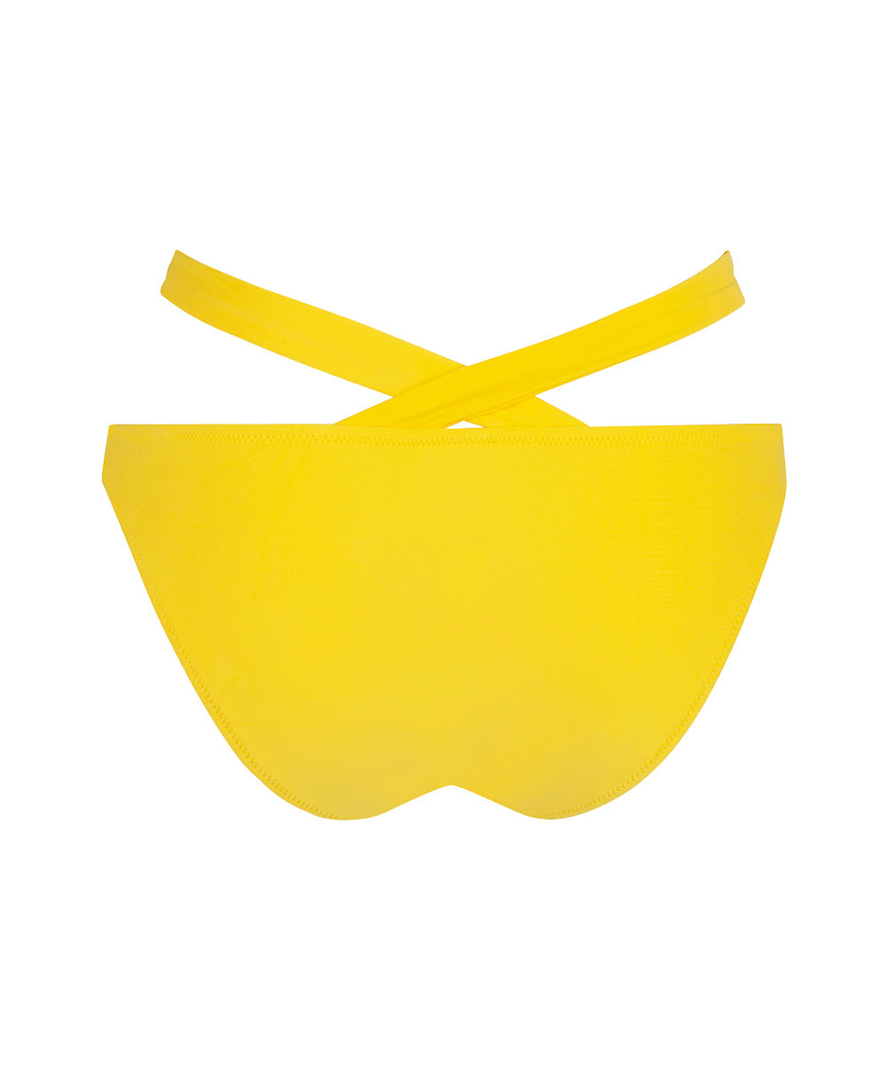 Slip de bain séduction La Chiquissima jaune Antigel Bain EBB0714-MS 10