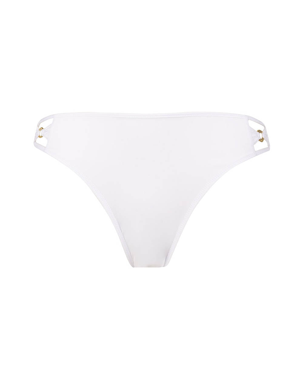 Bas de maillot de bain slip séduction Lise Charmel bain Chic audace Blanc ABB0759-BL