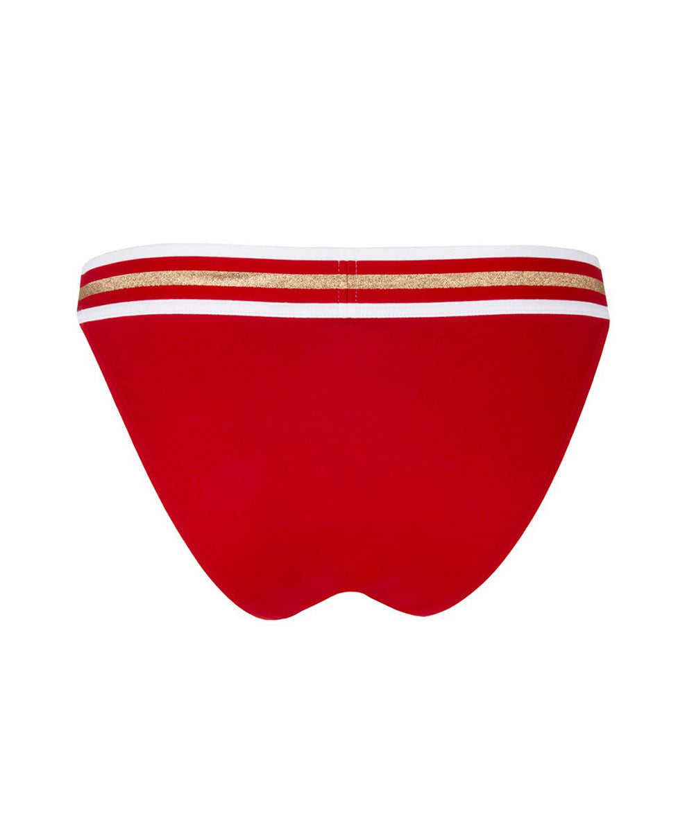 Slip de bain taille basse Lise Charmel bain Énergie Nautique rouge flamme ABA0435-FN