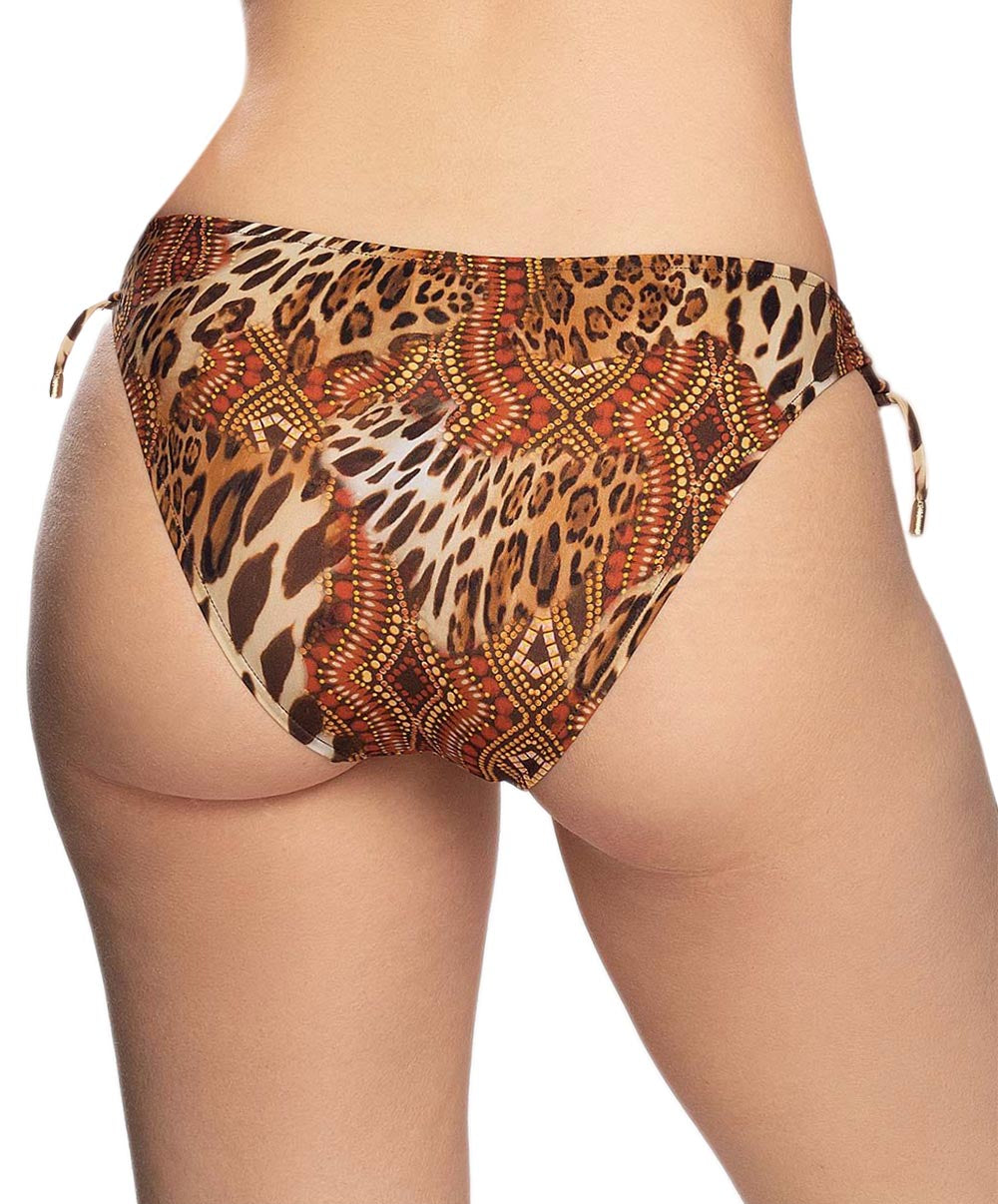 Slip de bain taille basse Lise Charmel bain Splendeur Féline panthère ABB0443-GF