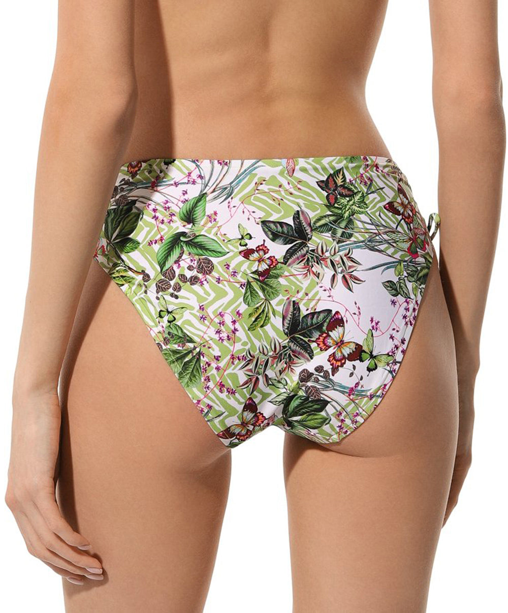 Slip de bain taille mi-haute échancrure ajustable Lise Charmel bain Envolée Tropicale lumière ABB0673-LT