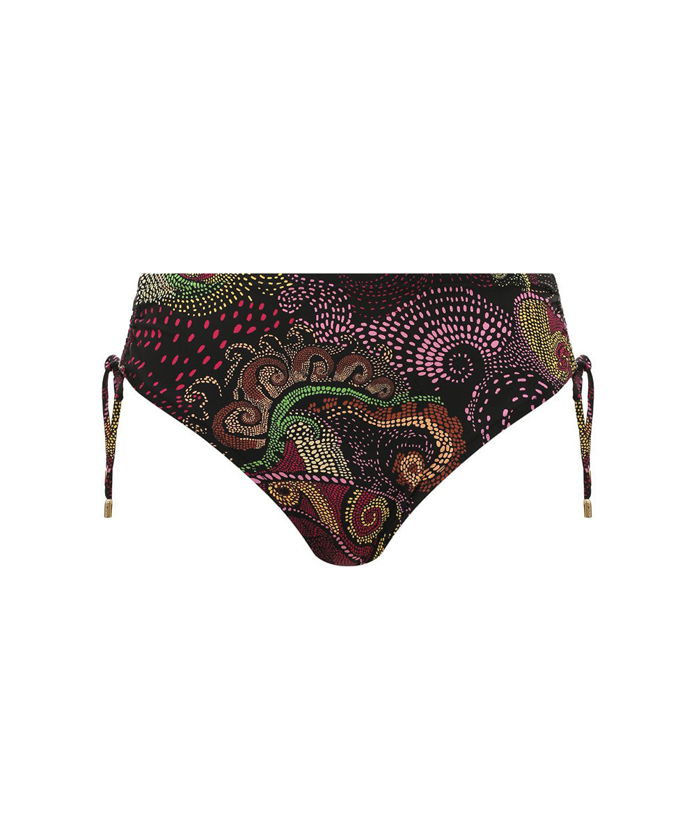 Slip de bain taille mi-haute échancrure ajustable Lise Charmel bain Escapade Aborigène multicolore ABB0662-AA