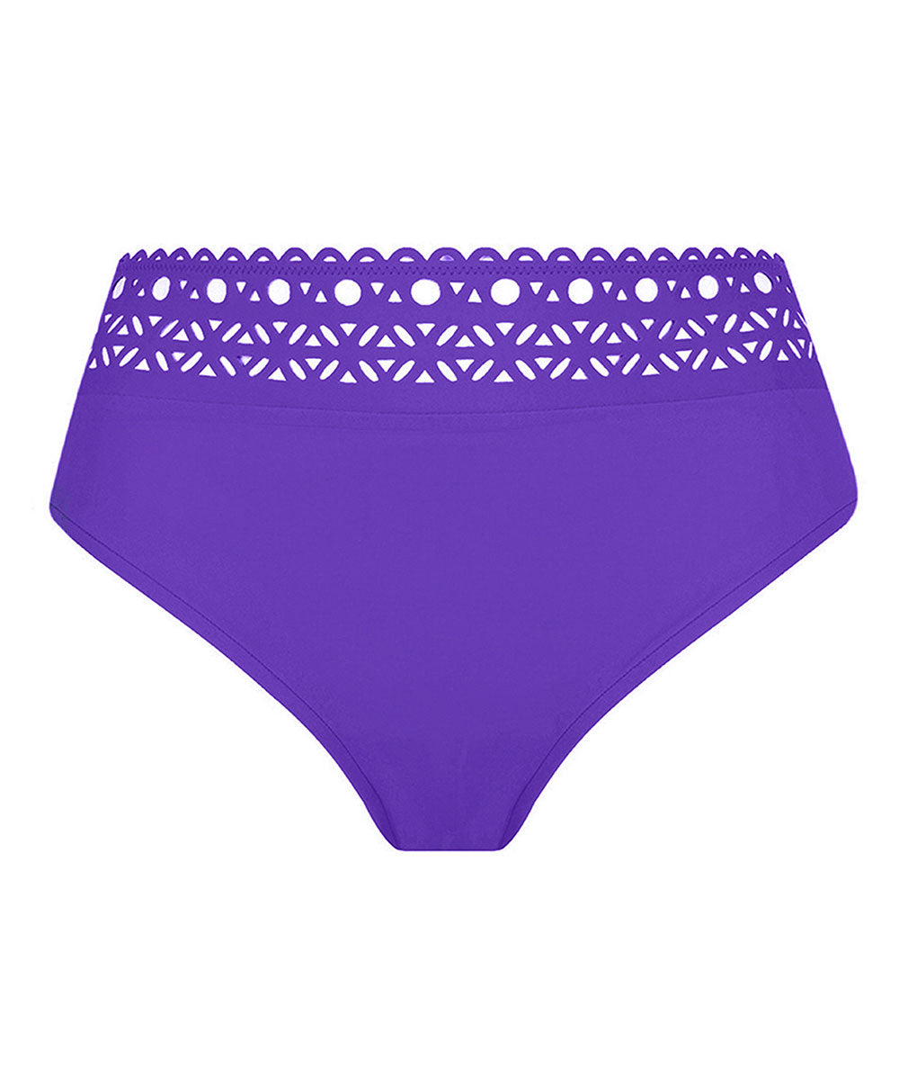 Slip de bain taille haute Lise Charmel bain Ajourage Couture iris ABA0615-IC