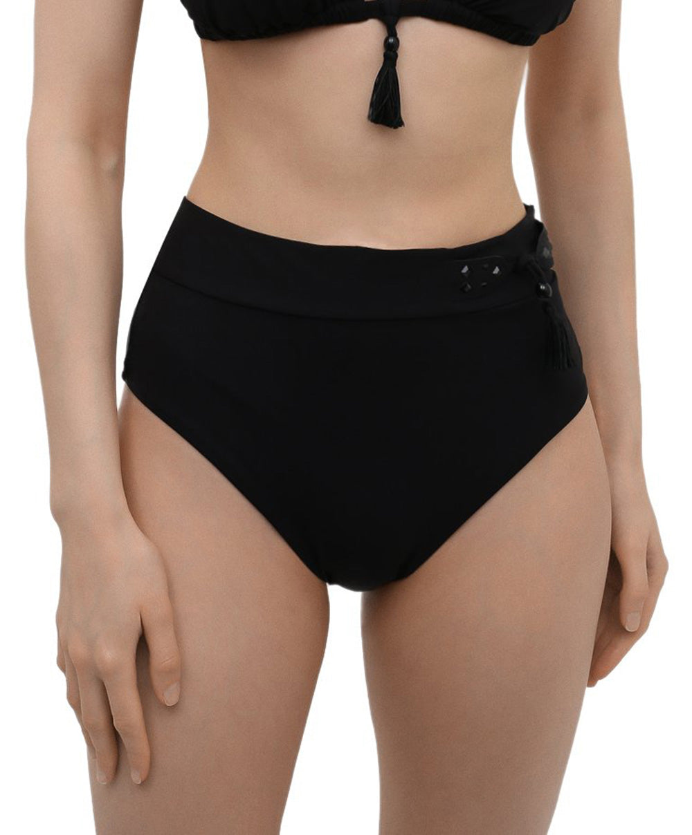 Bas de maillot de bain à coulisses Lise Charmel bain Elegance croisière Noir ABB0647-NO -10